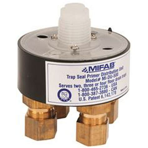 trap seal primer distribution unit